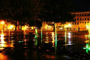 LED Water Fountain Splash Pad